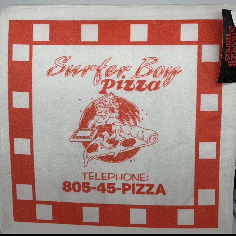 Stranger Things Surfer Boy Pillow Buddy Pizza Box New Tags Target Exclusive 16”